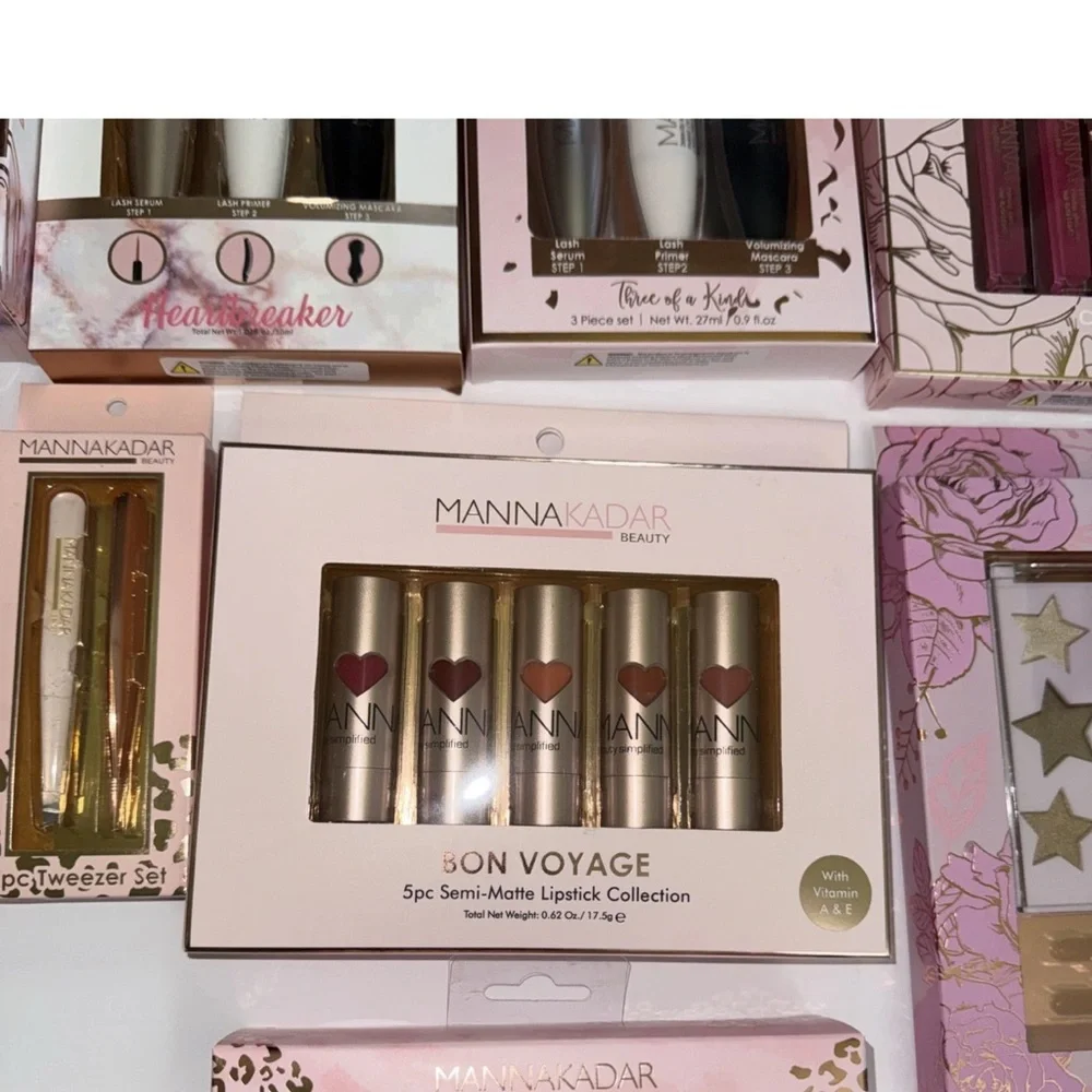 Huge lot of Manna Kadar Cosmetic Collection New in box